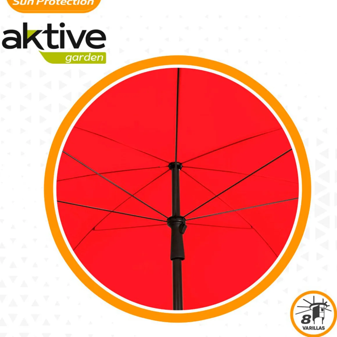 Sombrilla de jardín Aktive Garden con protección UV Ø240cm
