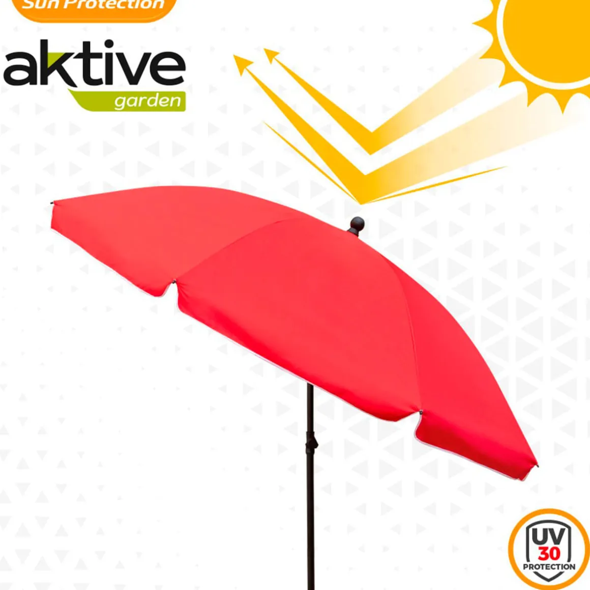 Sombrilla de jardín Aktive Garden con protección UV Ø240cm