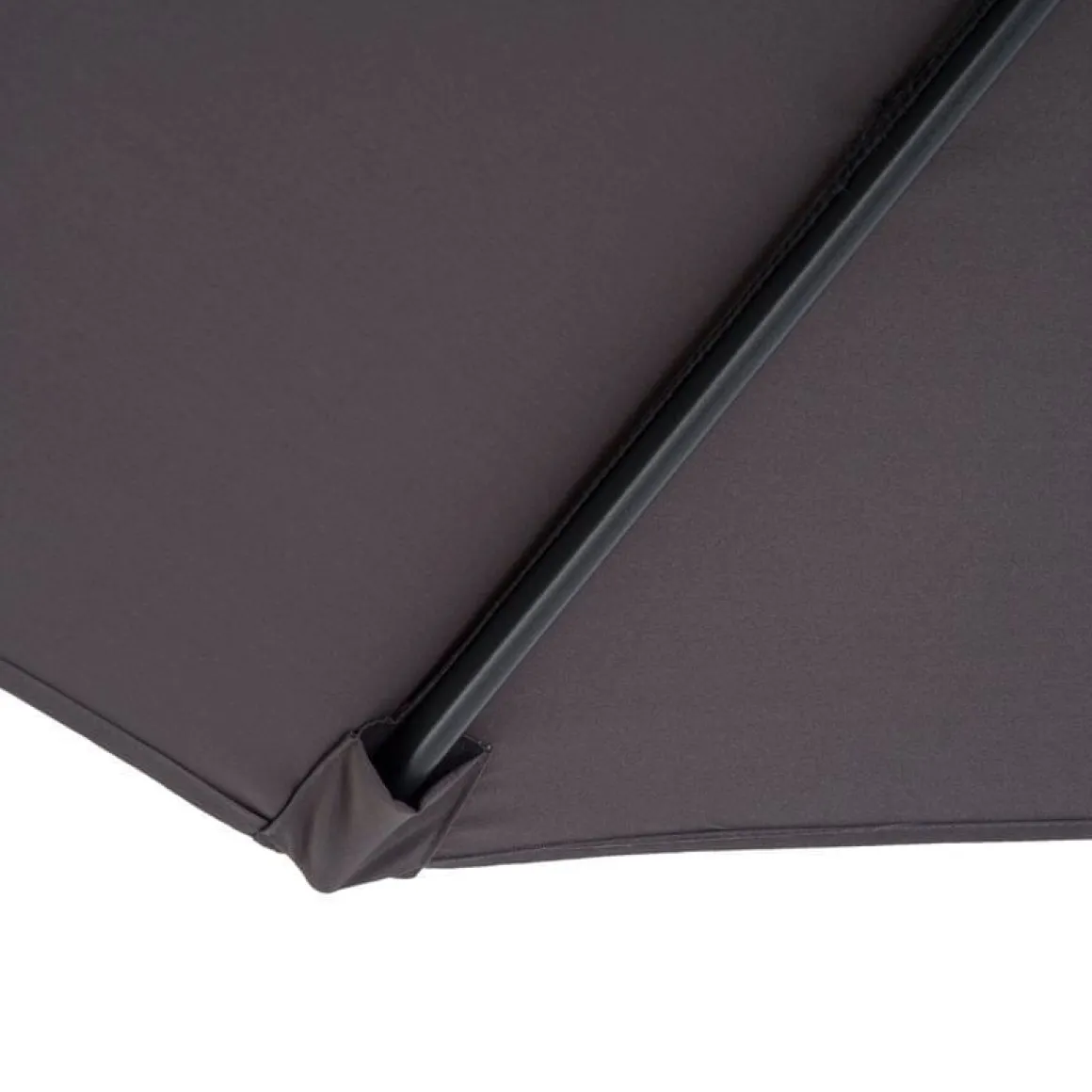 Sombrilla de jardín excéntrica Outsunny gris Ø295x245 cm