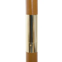 Sombrilla de jardín Outsunny sistema de polea beige Ø325x250 cm