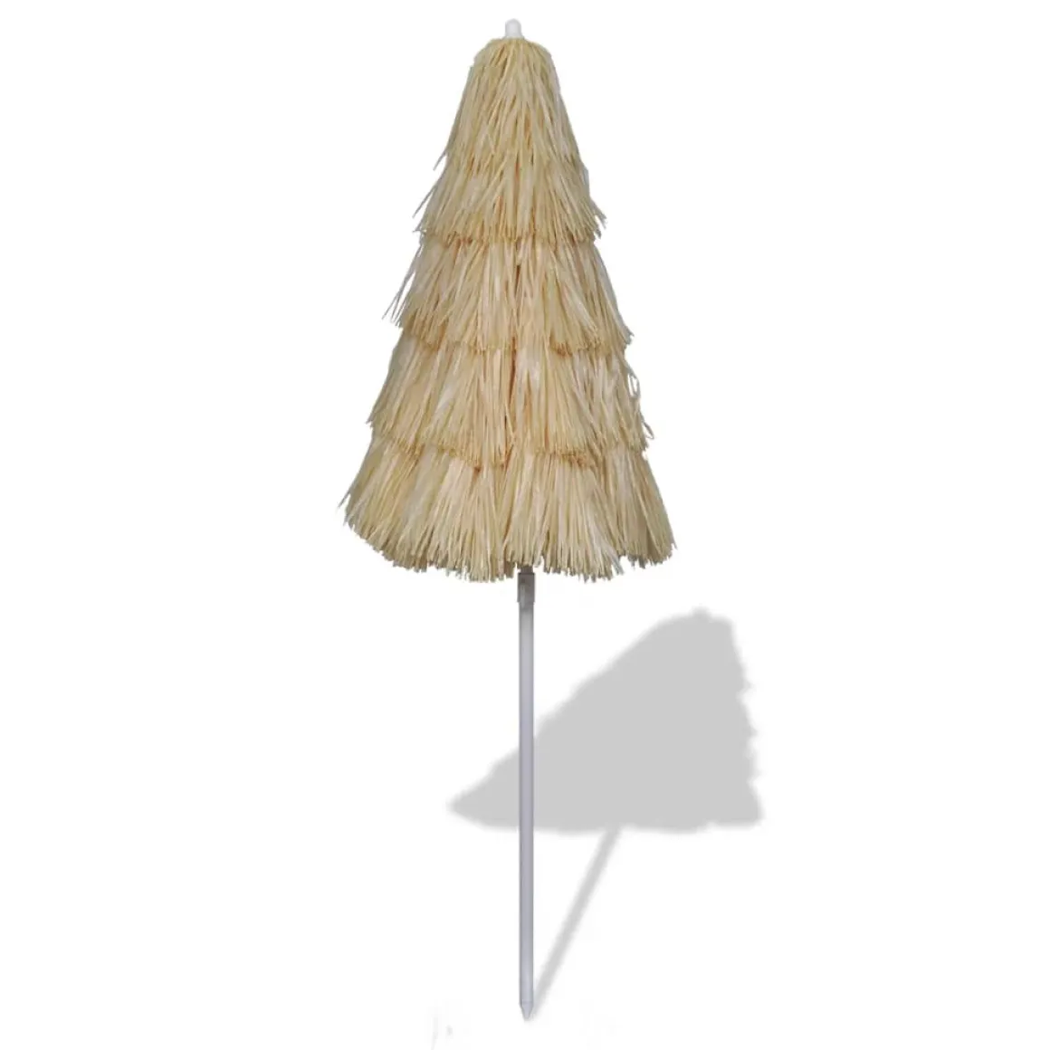 Sombrilla Hawái inclinable natural Ø160 cm