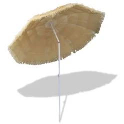 Sombrilla Hawái inclinable natural Ø160 cm