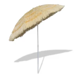 Sombrilla Hawái inclinable natural Ø160 cm