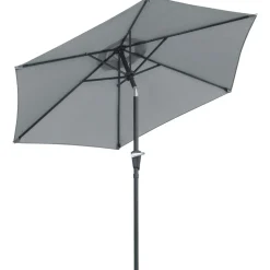 Sombrilla Portland Outsunny ángulo ajustable Ø230x216 cm