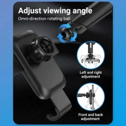 Soporte de Smartphone para coche Vention KCOB0 compatible hasta 7,2'' negro