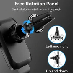 Soporte de Smartphone para coche Vention KCTB0 compatible hasta 7,2'' negro