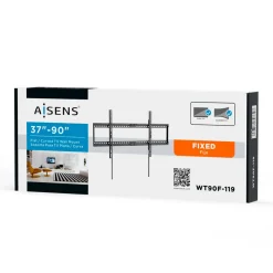 Soporte de TV Aisens WT90F-119 37''-90'' fijo negro