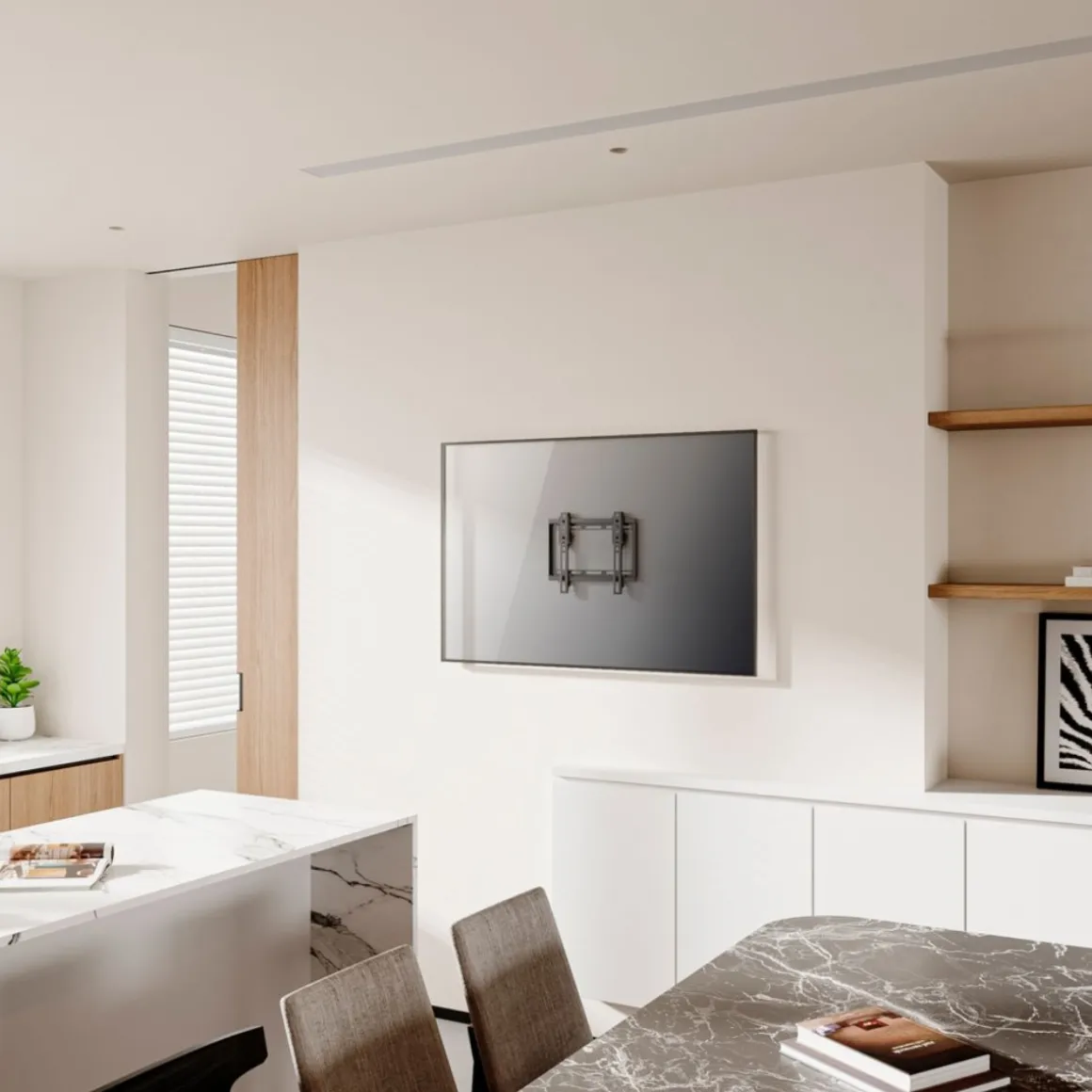 Soporte de TV Aisens WT42T-159 23’’-42’’ inclinable pared negro