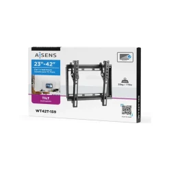 Soporte de TV Aisens WT42T-159 23’’-42’’ inclinable pared negro