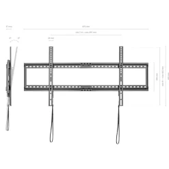 Soporte de TV Aisens WT90T-121 37''-90'' inclinable negro