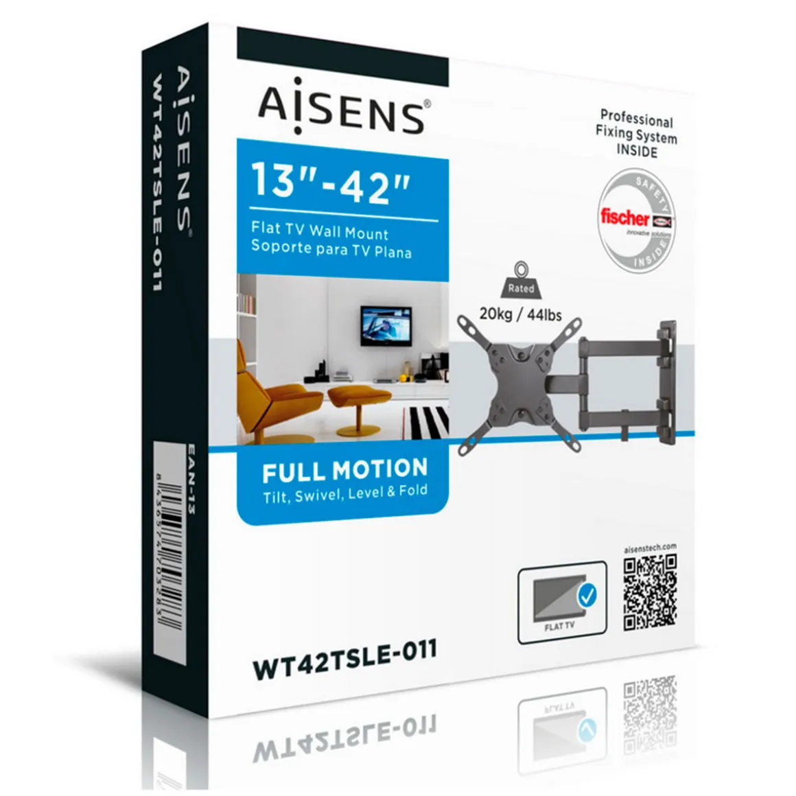 Soporte de TV Aisens WT42TSLE-011 13"-42" compatible con monitores negro