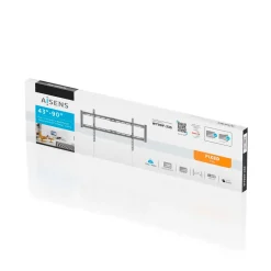 Soporte de TV fijo Aisens WT90F-235 43''-90'' compatible con monitores negro