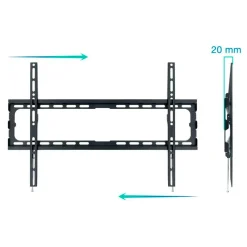 Soporte de TV fijo TooQ LP1080F-B 37’’-80’’ negro