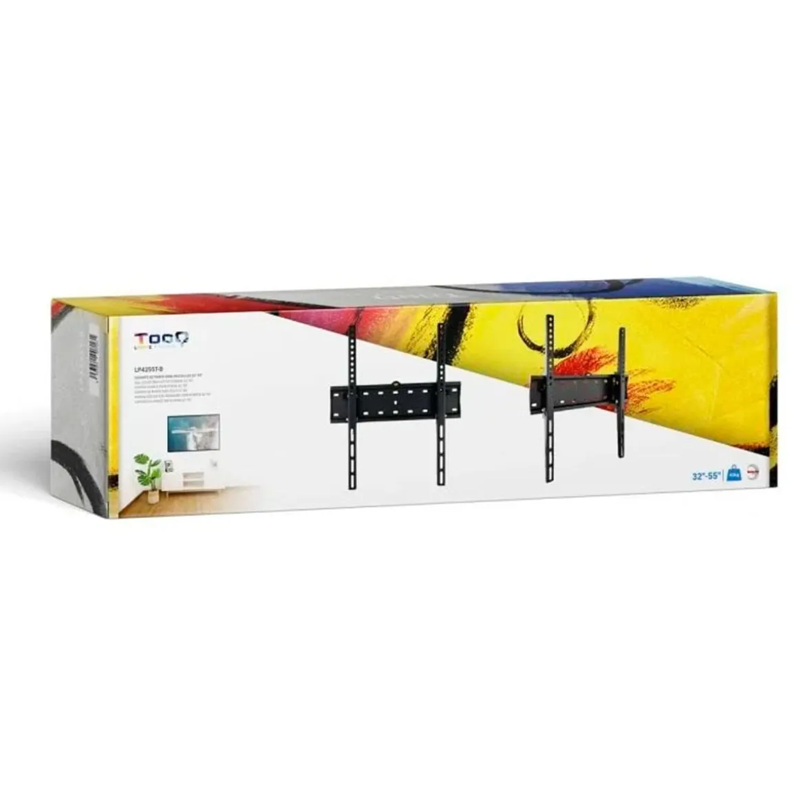 Soporte de TV fijo TooQ LP4255T-B 32’’-55’’ inclinable negro