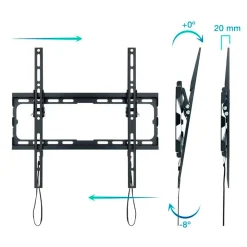 Soporte de TV fijo TooQ LP1071T-B 32’’-70’’ inclinable negro