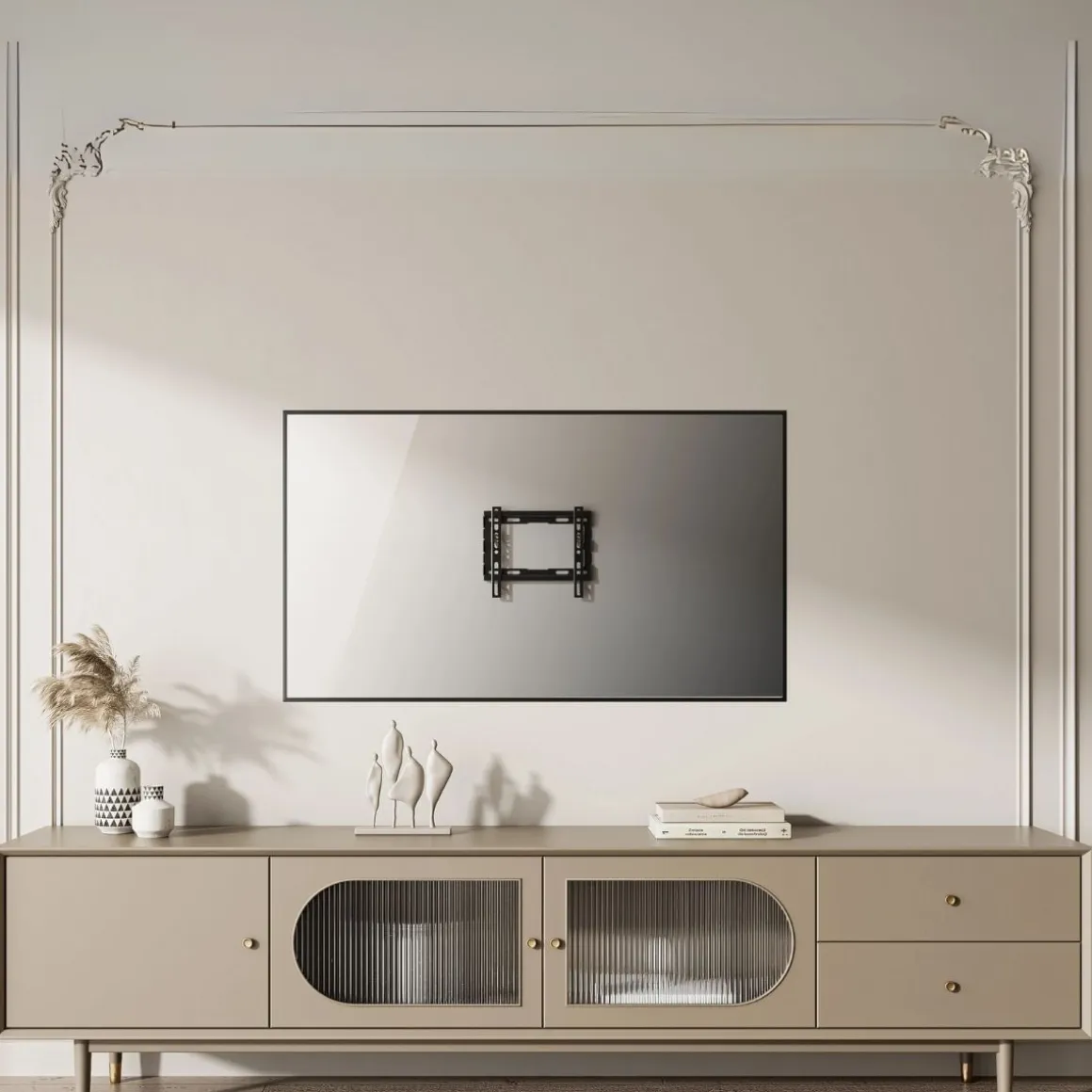 Soporte de TV Fonestar FIX-022EN 23’’-55’’ extraplano para pared negro