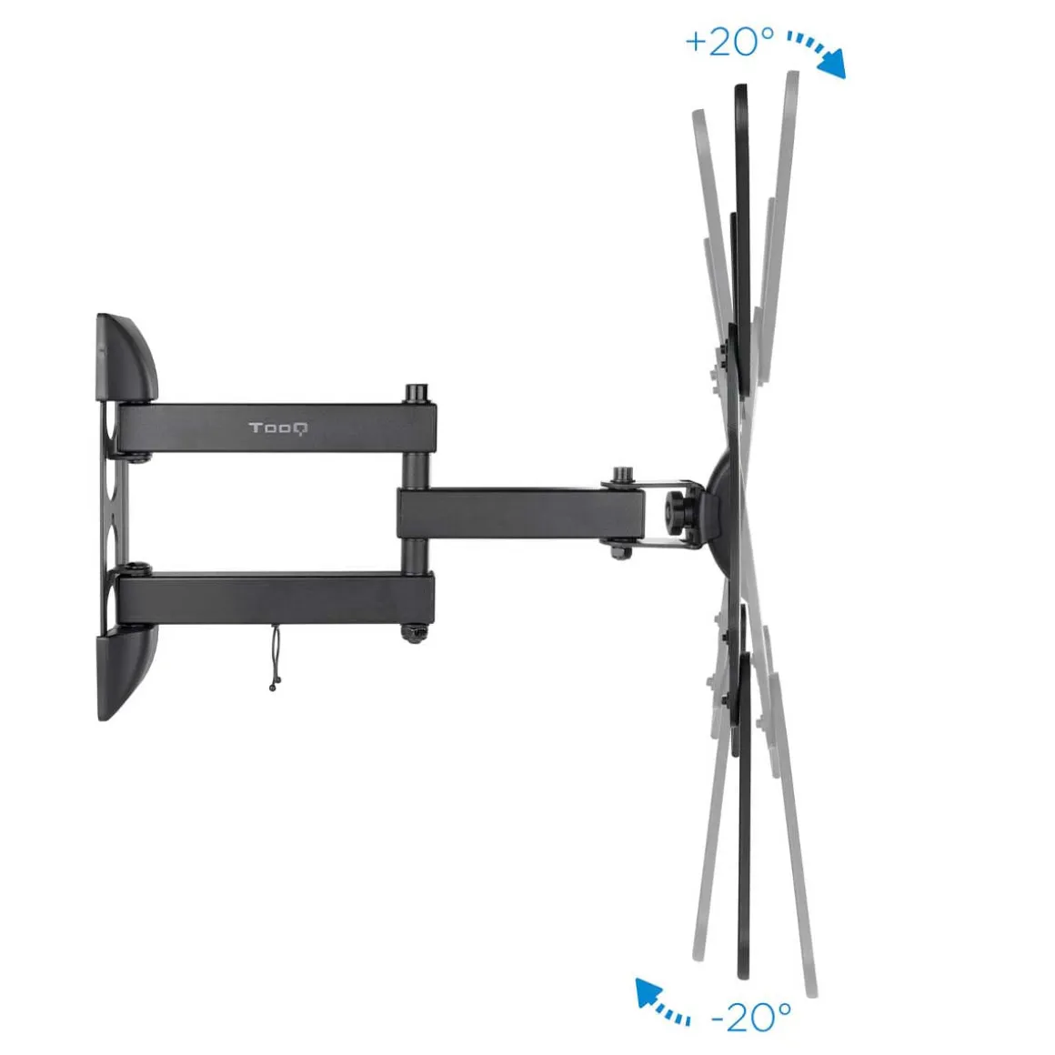 Soporte de TV TooQ LP6055TN-B 23''-55'' inclinable y pivotable negro