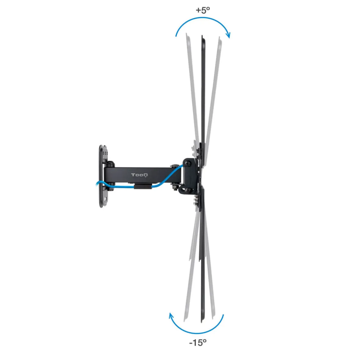 Soporte de TV TooQ LP1355TN-B 13"-55" inclinable y pivotable negro