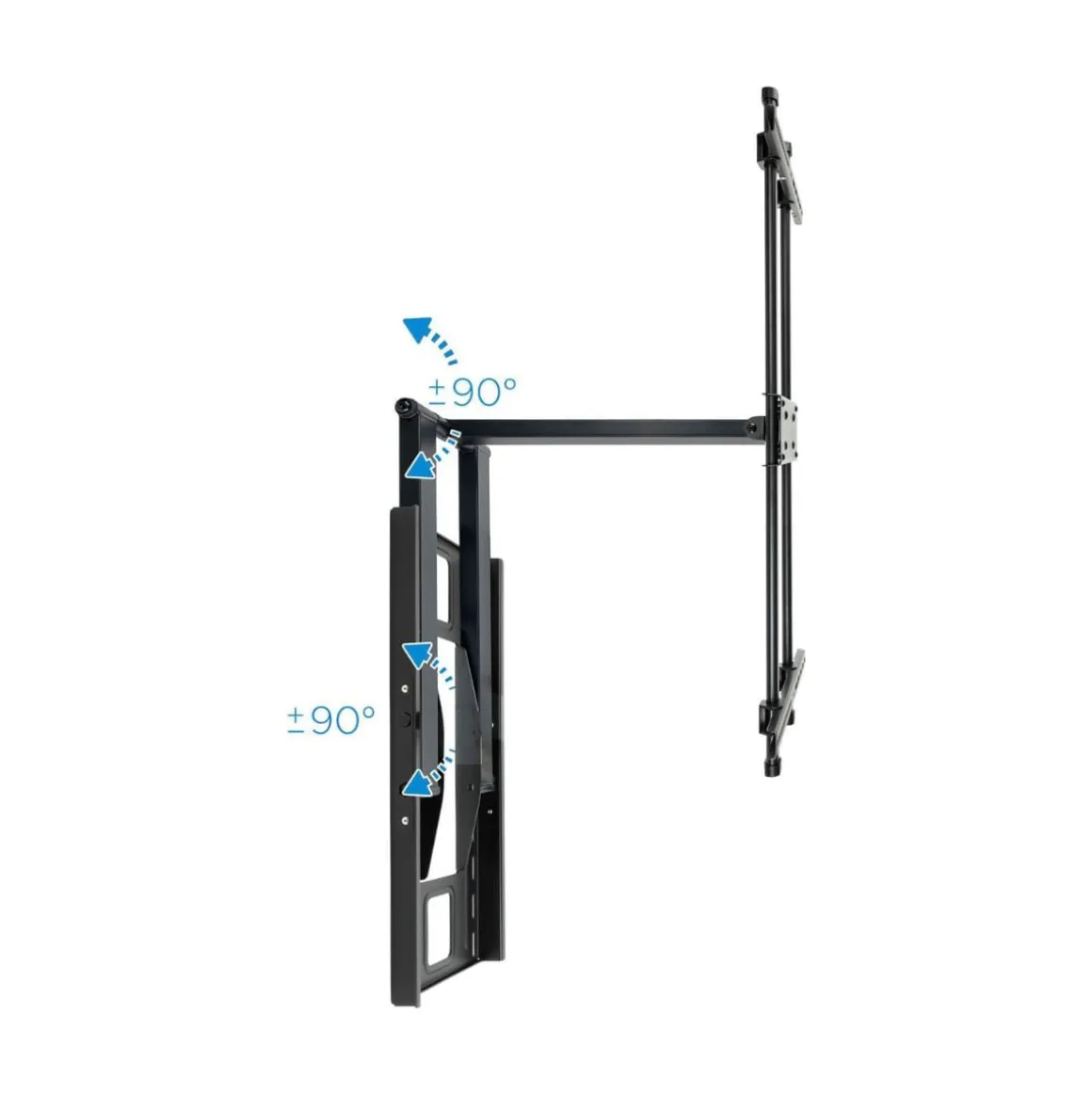 Soporte de TV TooQ LP4380XL-B 43-80’’ inclinable + giratorio + nivelable negro