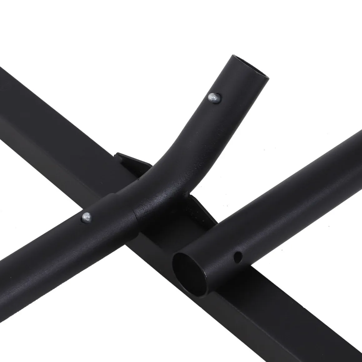 Soporte para hamaca Ghio Outsunny 120kg negro 112x360x92 cm