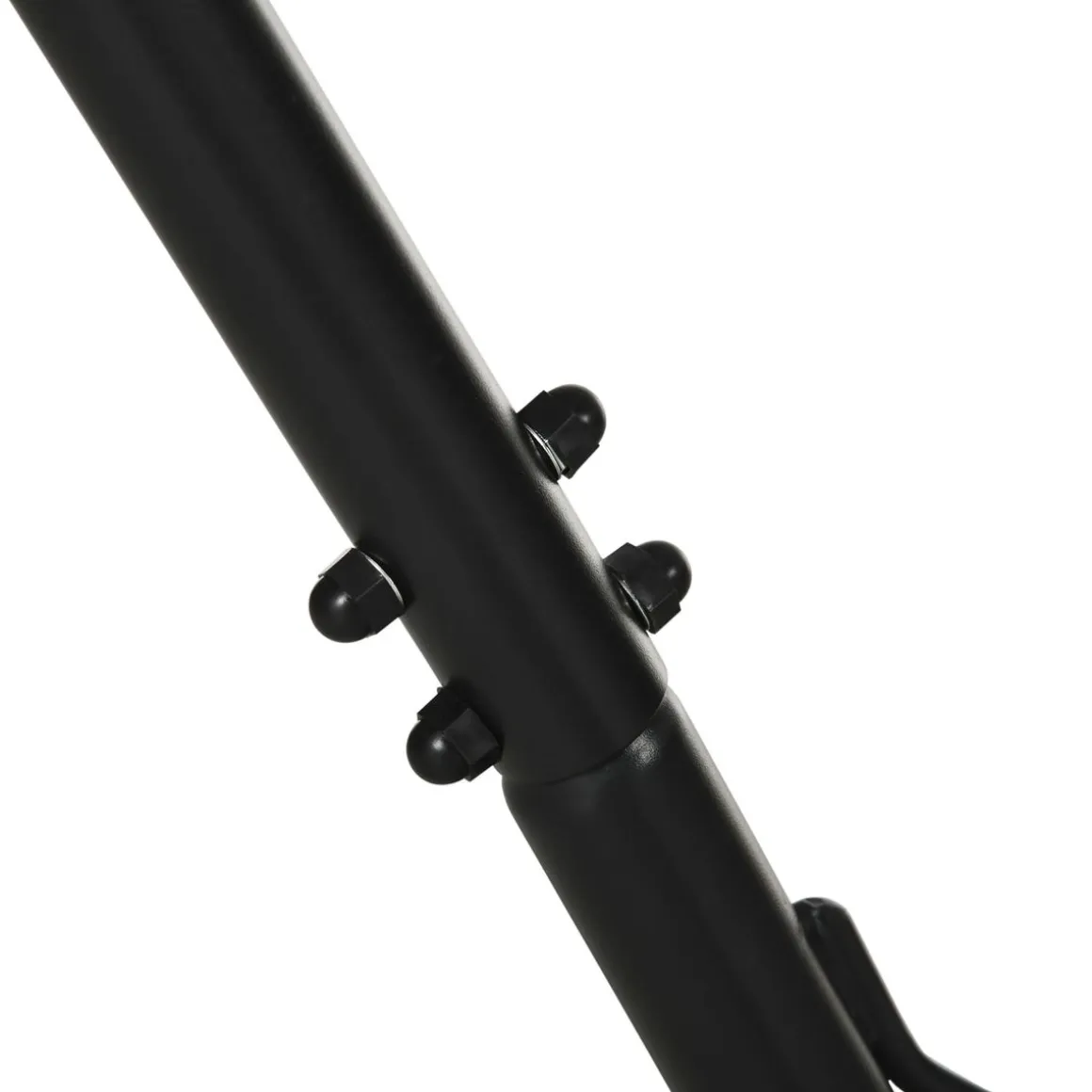 Soporte para hamacas Lux Outsunny ajustable negro 116x313-388x109 cm