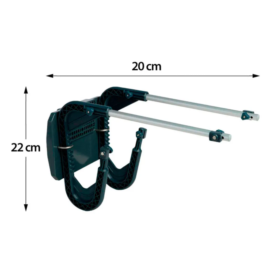 Soporte para motor Fueraborda Intex negro 22x20 cm