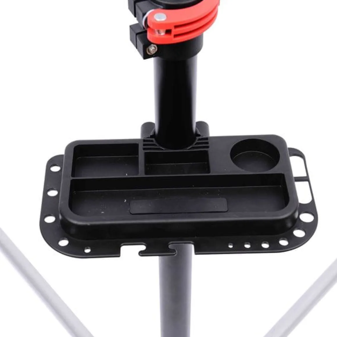 Soporte para reparación de bicicletas Homcom acero negro/plata 109-180x100x56 cm