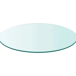 Tablero de mesa de cristal templado redondo Ø60 cm