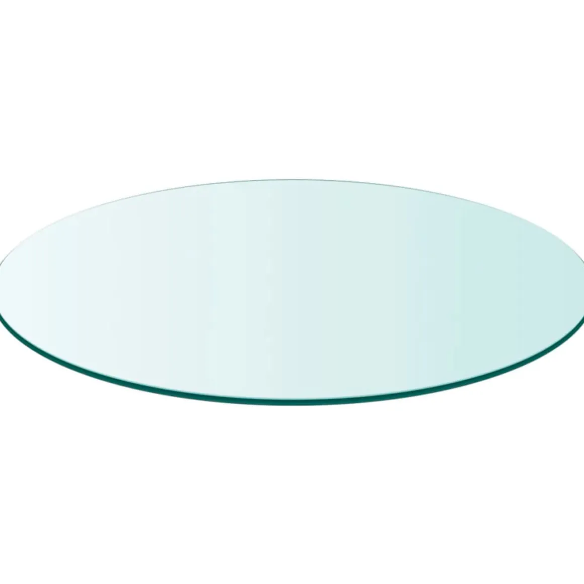 Tablero de mesa de cristal templado redondo Ø80 cm