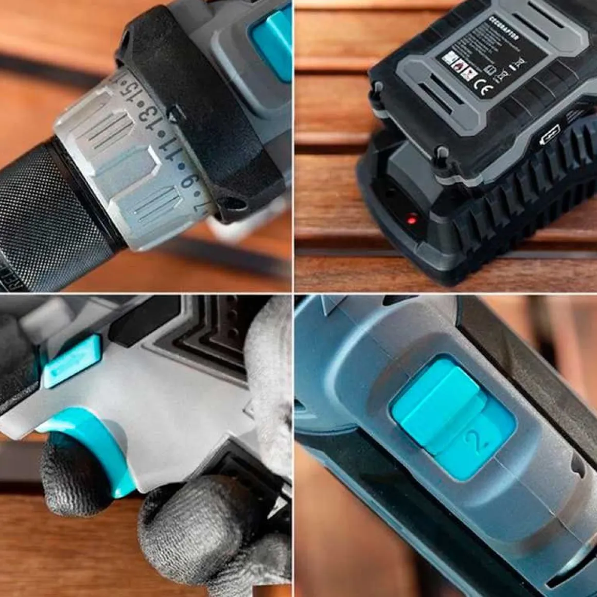 Taladro Atornillador Cecotec Cecoraptor Perfect Drill 2020 Brushless Ultra 20v 2000mah 2000rpm Gris