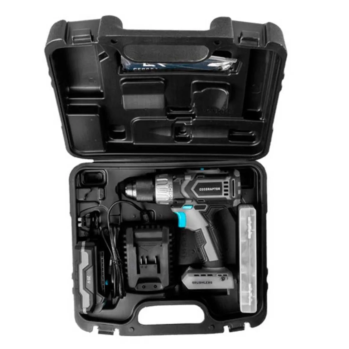 Taladro Atornillador Cecotec Cecoraptor Perfect Drill 2020 Brushless Ultra 20v 2000mah 2000rpm Gris