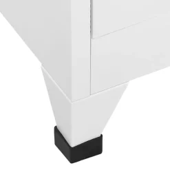 Taquilla de acero con 9 compartimentos blanco 180x90x45 cm