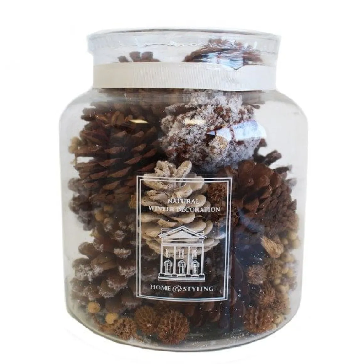 Tarro cristal piñas