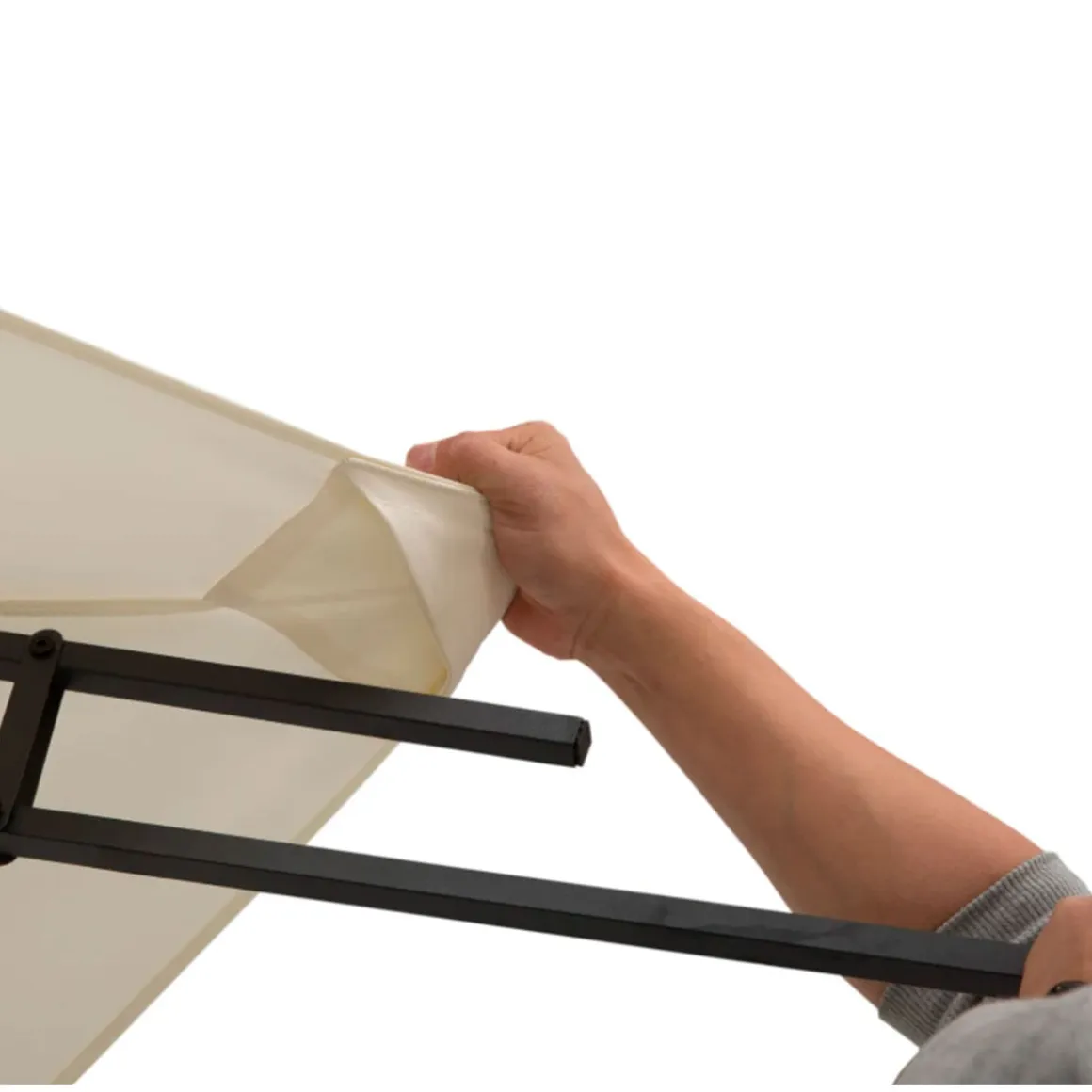 Techo de repuesto para carpa Outsunny 2 niveles crema 400x300 cm