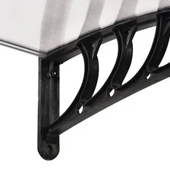 Tejadillo protector Outsunny transparente 150x90x25 cm