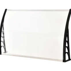 Tejadillo protector Outsunny transparente 150x90x25 cm