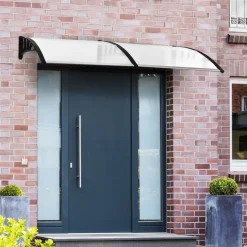 Tejadillo protector Outsunny transparente 195x80 cm