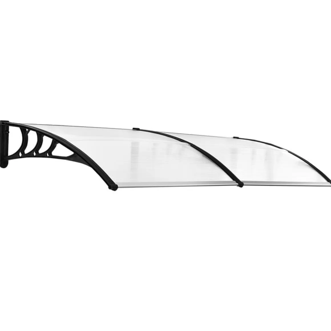 Tejadillo protector Outsunny transparente 195x80 cm