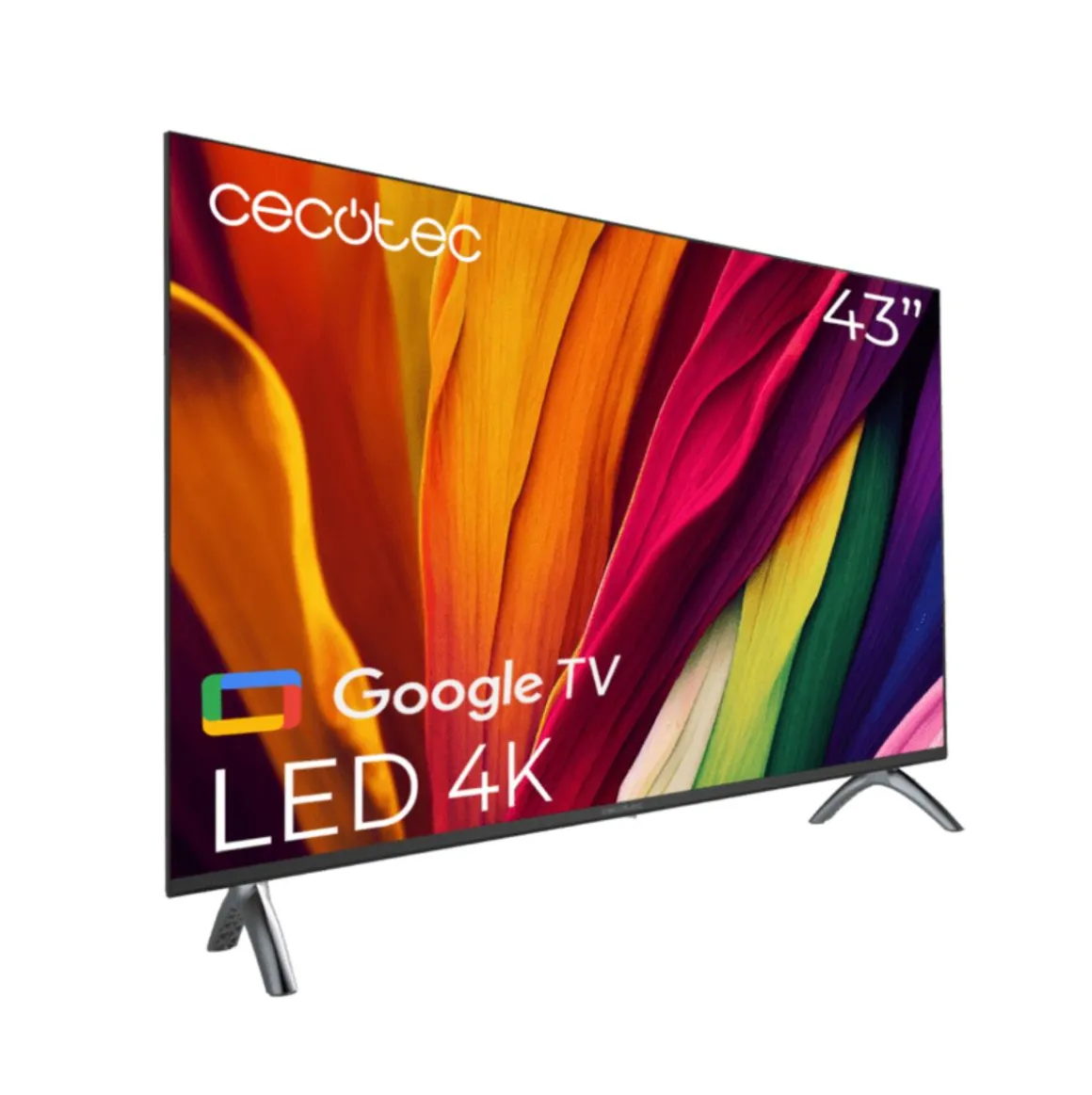 Televisor Smart TV Cecotec A4 series ALU40043 43’’ 4K UHD Android 11 F negro
