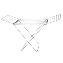 Tendedero Capri alas abatibles diseño plegable gris 200 cm