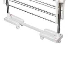 Tendedero de ropa Homcom 3 niveles con ruedas plegable 152x80-142x55 cm
