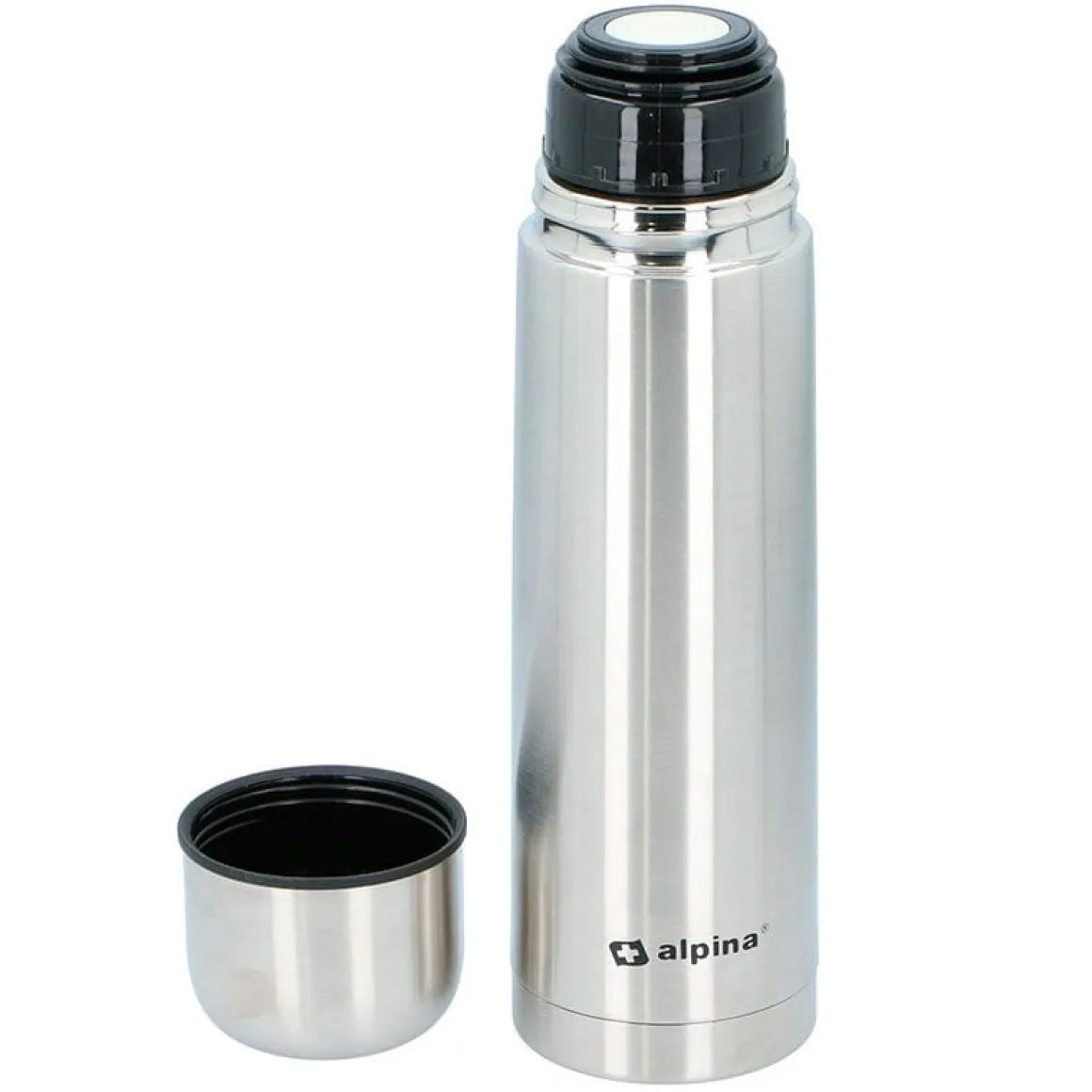 Termo Alpina doble tapón acero inoxidable 750ml