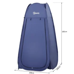 Tienda de campaña multifuncional Outsunny impermeable plegable Pop-Up azul 185x100x100 cm