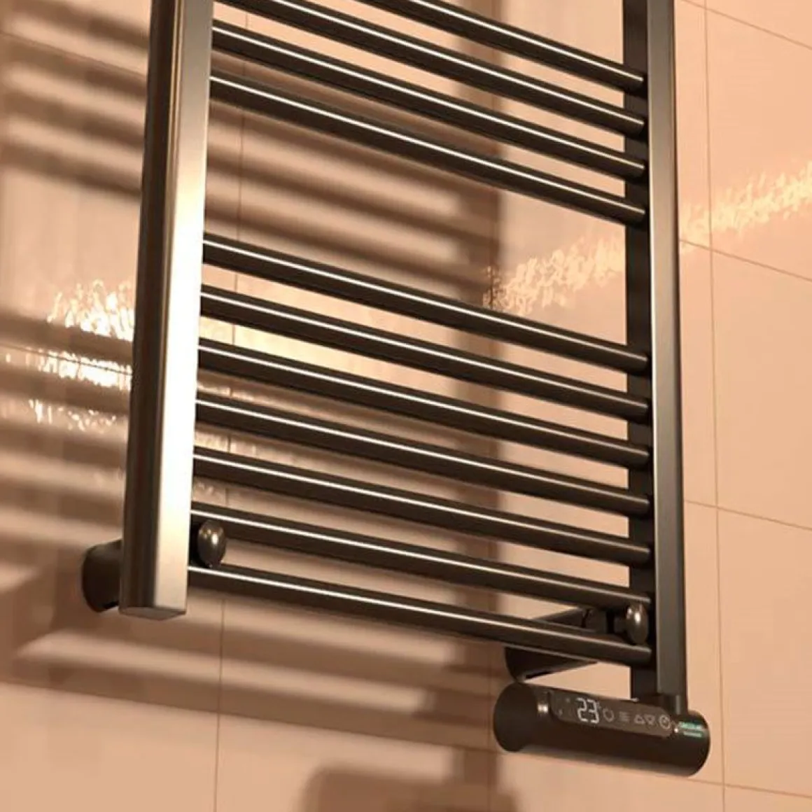 Toallero eléctrico Cecotec ReadyWarm 9100 Smart Towel Black 500W negro
