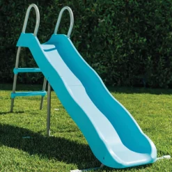 Tobogán infantil Intex 2 escalones 3-10 años azul 119x84x196 cm