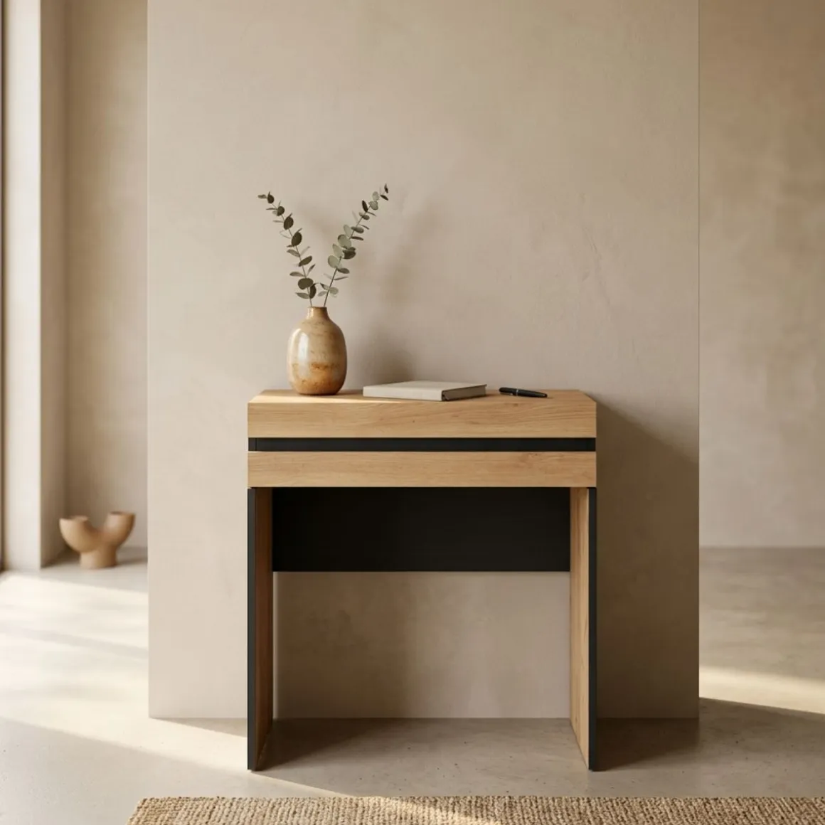 Tocador Kroma con cajón 75x69,9x35 cm