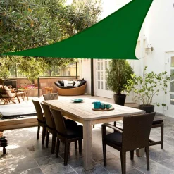 Toldo vela de sombreo Aktive Garden poliéster 5x5x5 m