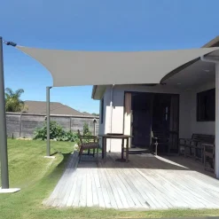 Toldo vela diseño cuadrado 360x360 cm