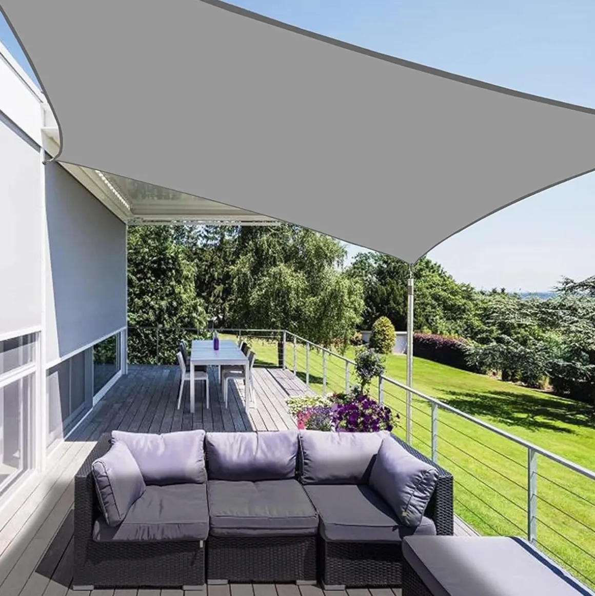 Toldo vela rectangular 300x400 cm
