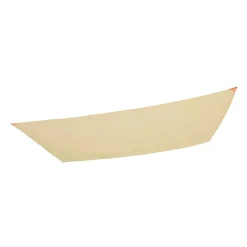 Toldo vela sombreo Aktive Garden rectangular protección UV50 poliéster crema 2x3m